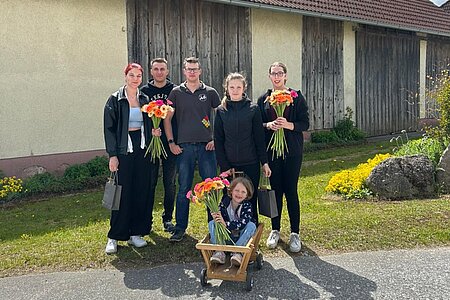 Am Foto (v.l.): Elena Jeschko, Stefan Kainz, Oliver Wagner, Lena Poppinger, Cornelia Haider und Pia Poppinger