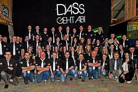 Gruppenfoto mit dem "DASS geht ab! - Team 2016"