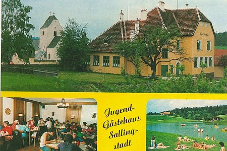 Die erste Ansichtskarte des neuen Jugendgästehauses in Sallingstadt von 1983