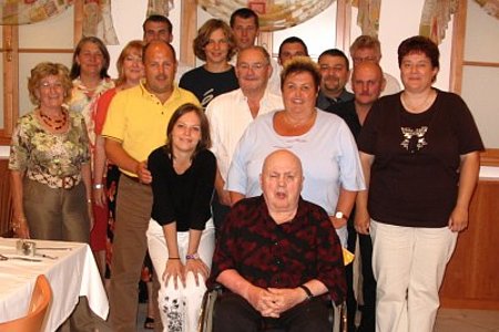 Im Kreise der Familie mit zahlreichen Gratulanten feierte Ignaz Höpp seinen 80iger