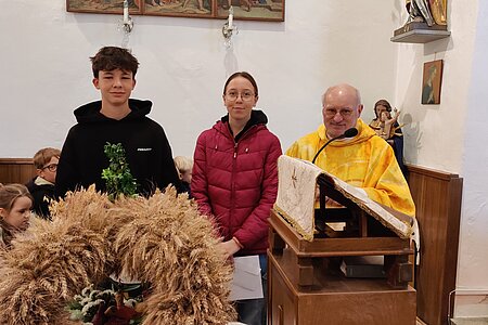 Linus Hipp, Nina Danzinger und P. Daniel Gärtner