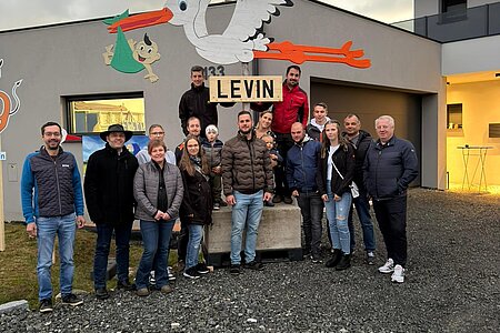 Mathias Hipp wurde Vater des Sohnes Levin